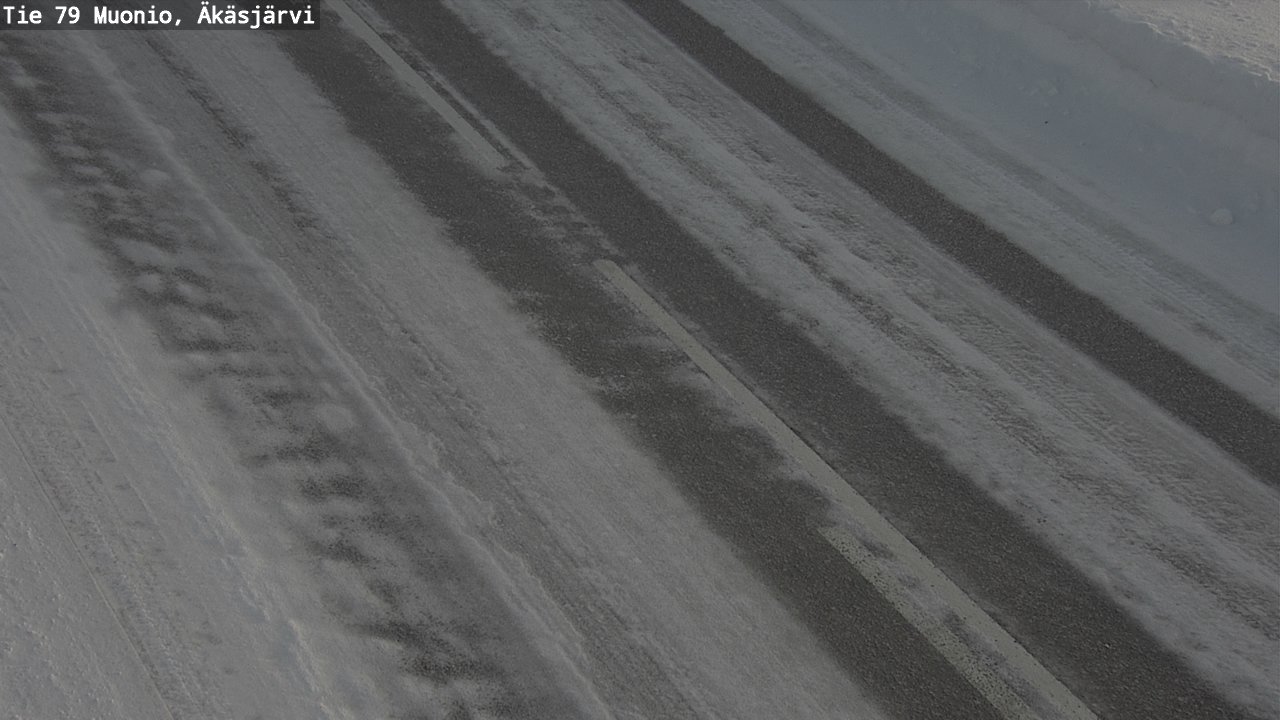 Weather Camera Image Road 79 Muonio, Äkäsjärvi, Muonio, Lappi