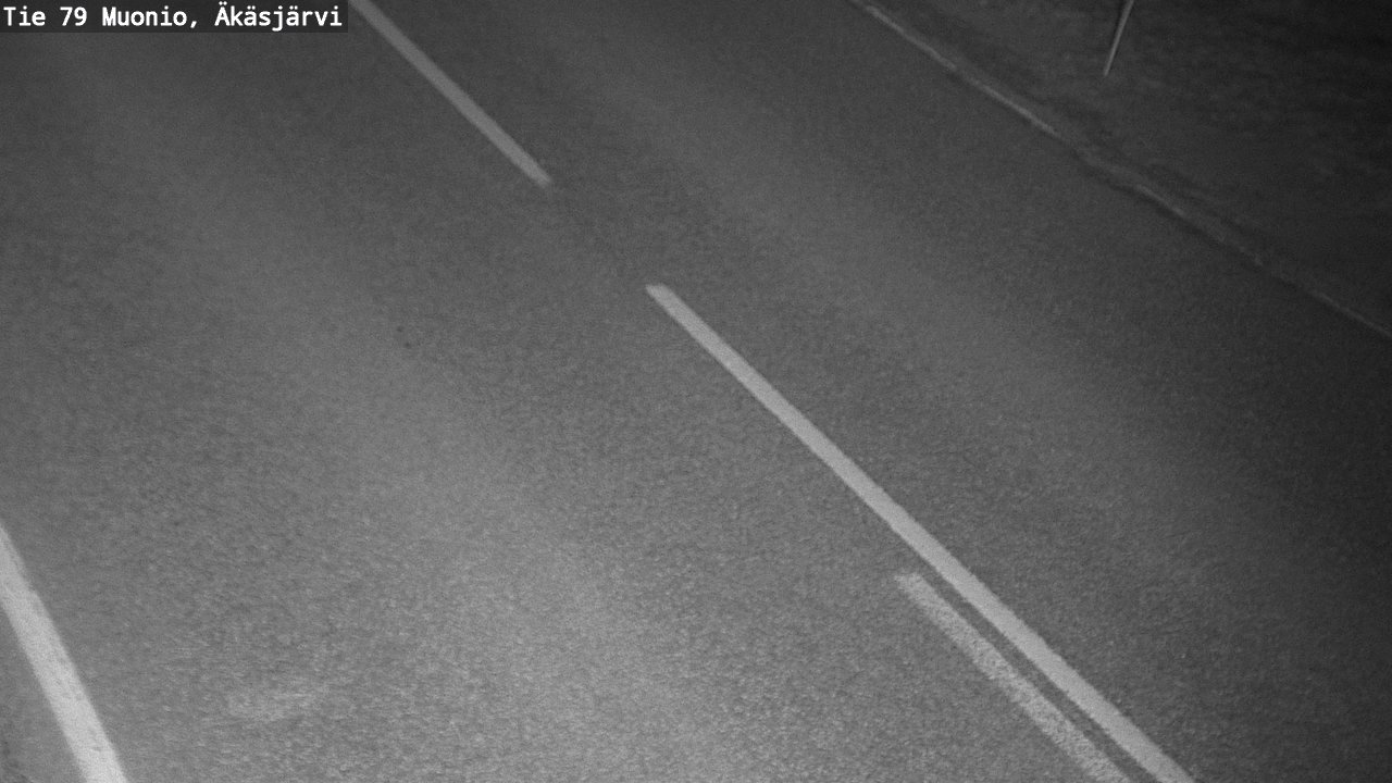 Weather Camera Image Road 79 Muonio, Äkäsjärvi, Muonio, Lappi