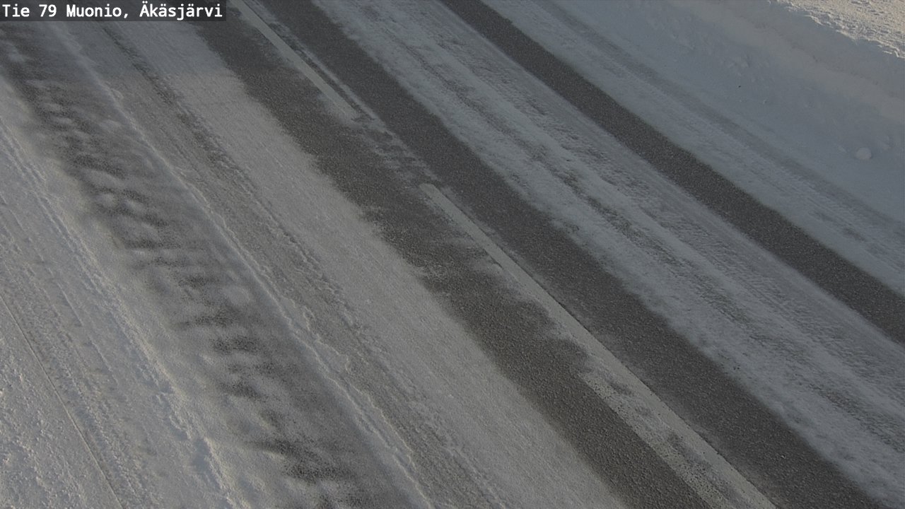 Weather Camera Image Road 79 Muonio, Äkäsjärvi, Muonio, Lappi