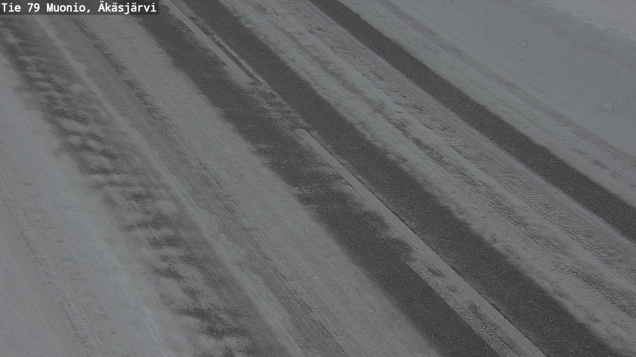 Weather Camera Image Road 79 Muonio, Äkäsjärvi, Muonio, Lappi