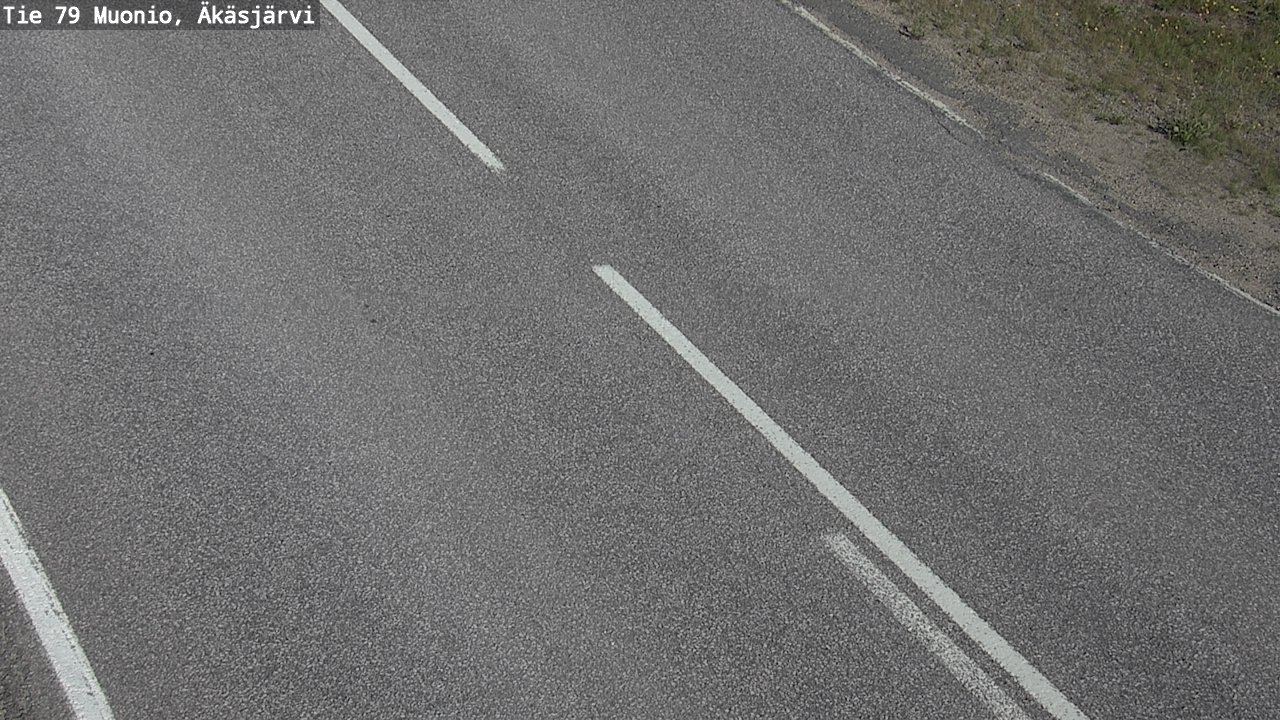 Weather Camera Image Road 79 Muonio, Äkäsjärvi, Muonio, Lappi