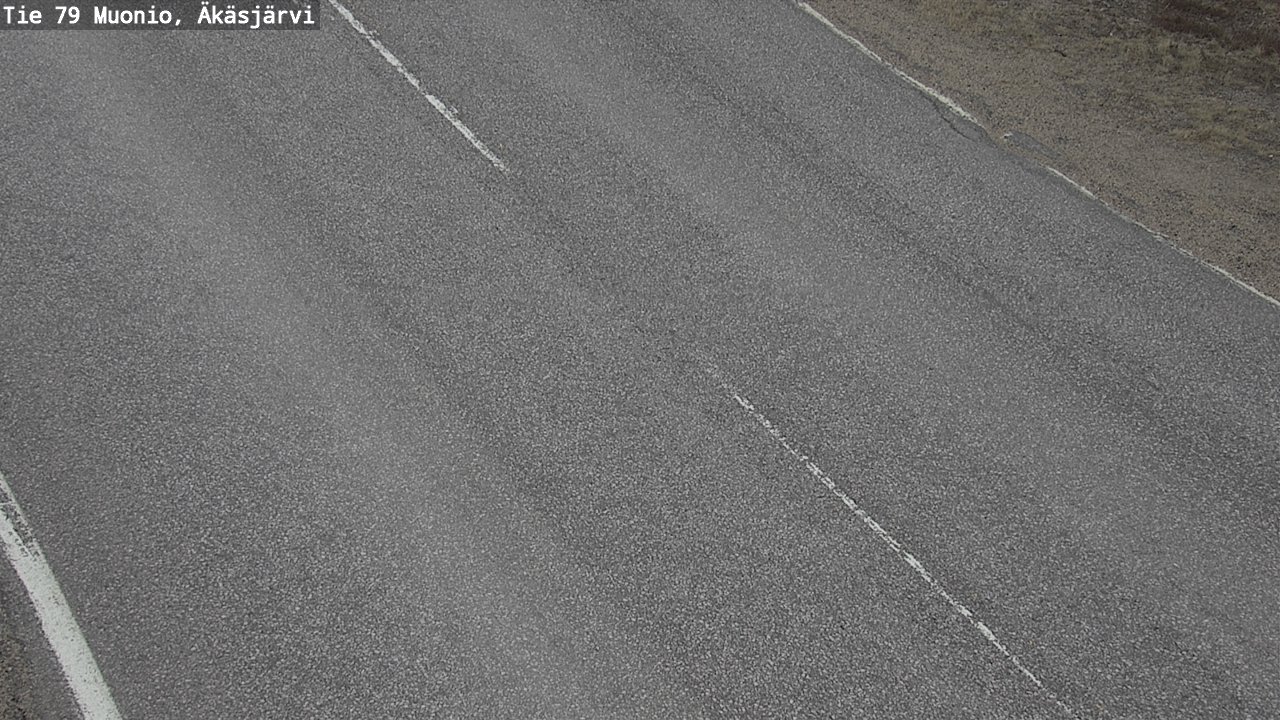 Weather Camera Image Väg 79 Muonio, Äkäsjärvi, Muonio, Lappi