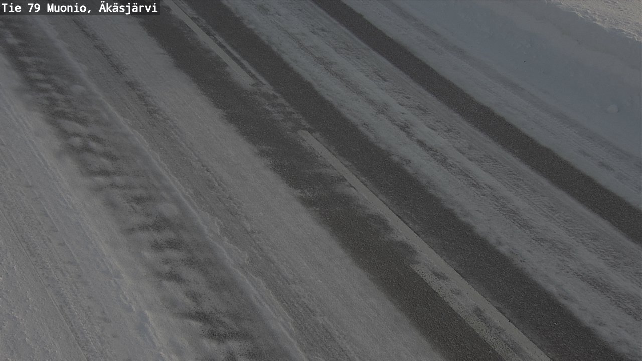 Weather Camera Image Road 79 Muonio, Äkäsjärvi, Muonio, Lappi