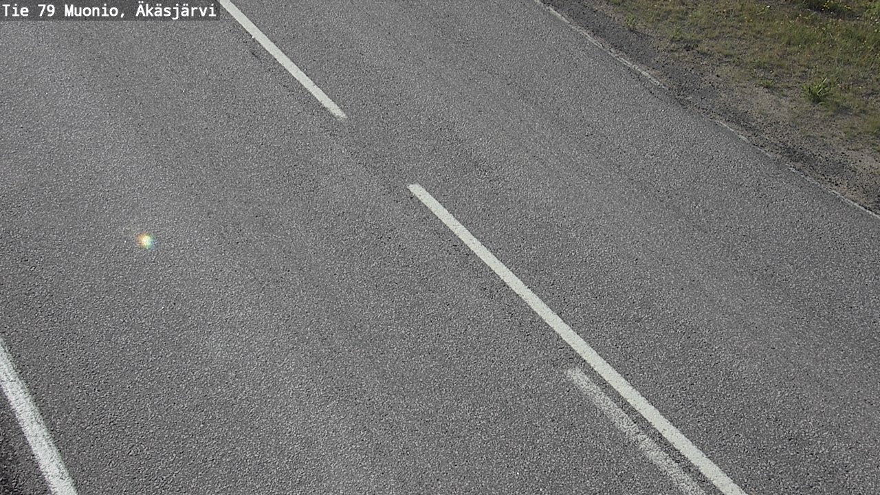 Weather Camera Image Road 79 Muonio, Äkäsjärvi, Muonio, Lappi