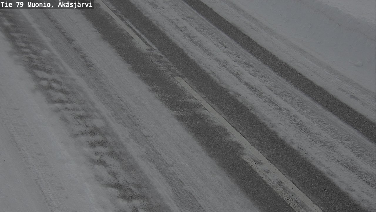 Weather Camera Image Road 79 Muonio, Äkäsjärvi, Muonio, Lappi