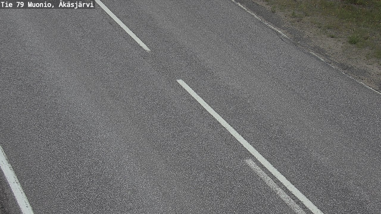 Weather Camera Image Road 79 Muonio, Äkäsjärvi, Muonio, Lappi
