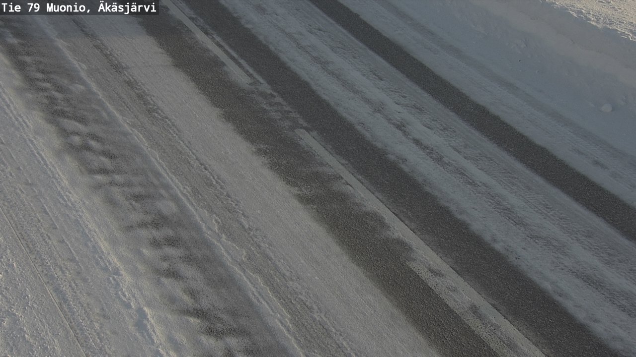 Weather Camera Image Road 79 Muonio, Äkäsjärvi, Muonio, Lappi
