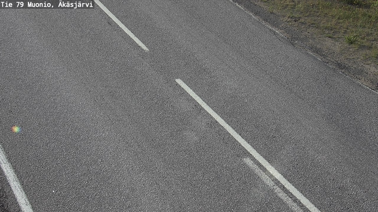 Weather Camera Image Road 79 Muonio, Äkäsjärvi, Muonio, Lappi