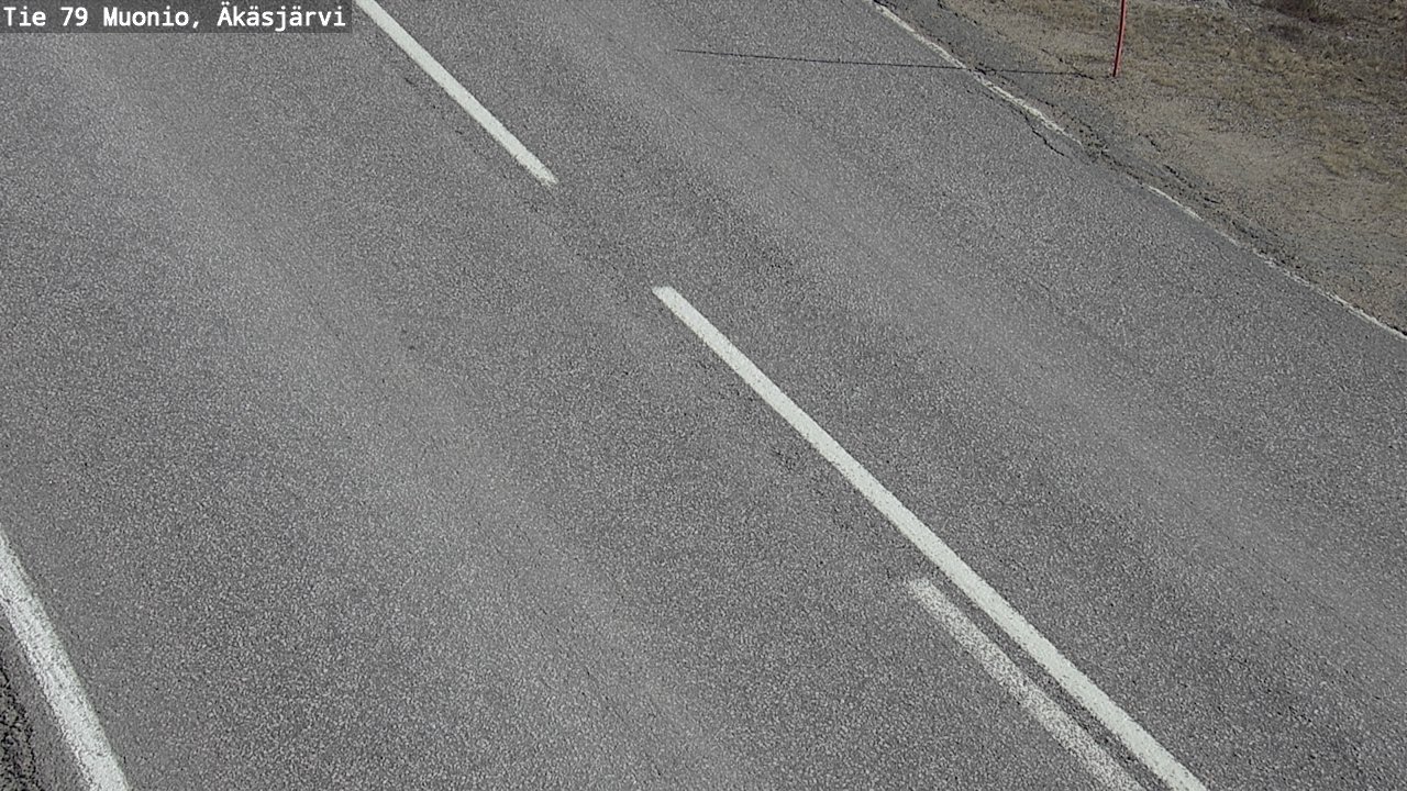 Weather Camera Image Väg 79 Muonio, Äkäsjärvi, Muonio, Lappi