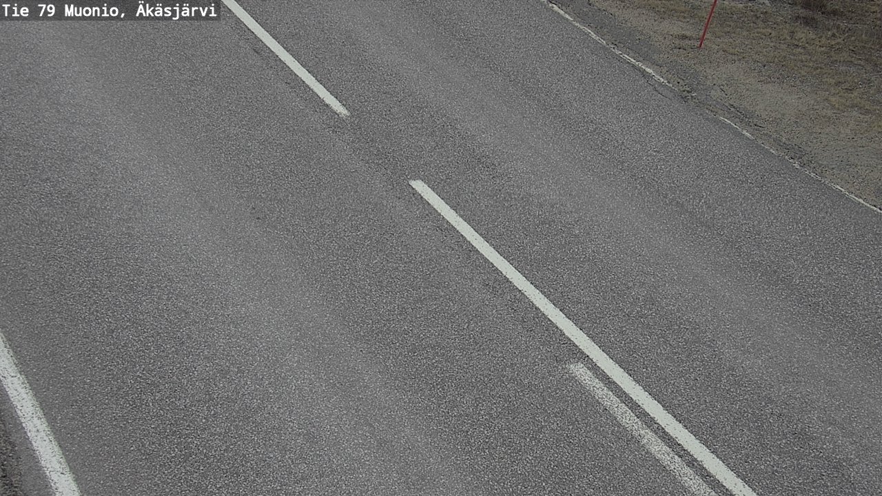 Weather Camera Image Väg 79 Muonio, Äkäsjärvi, Muonio, Lappi