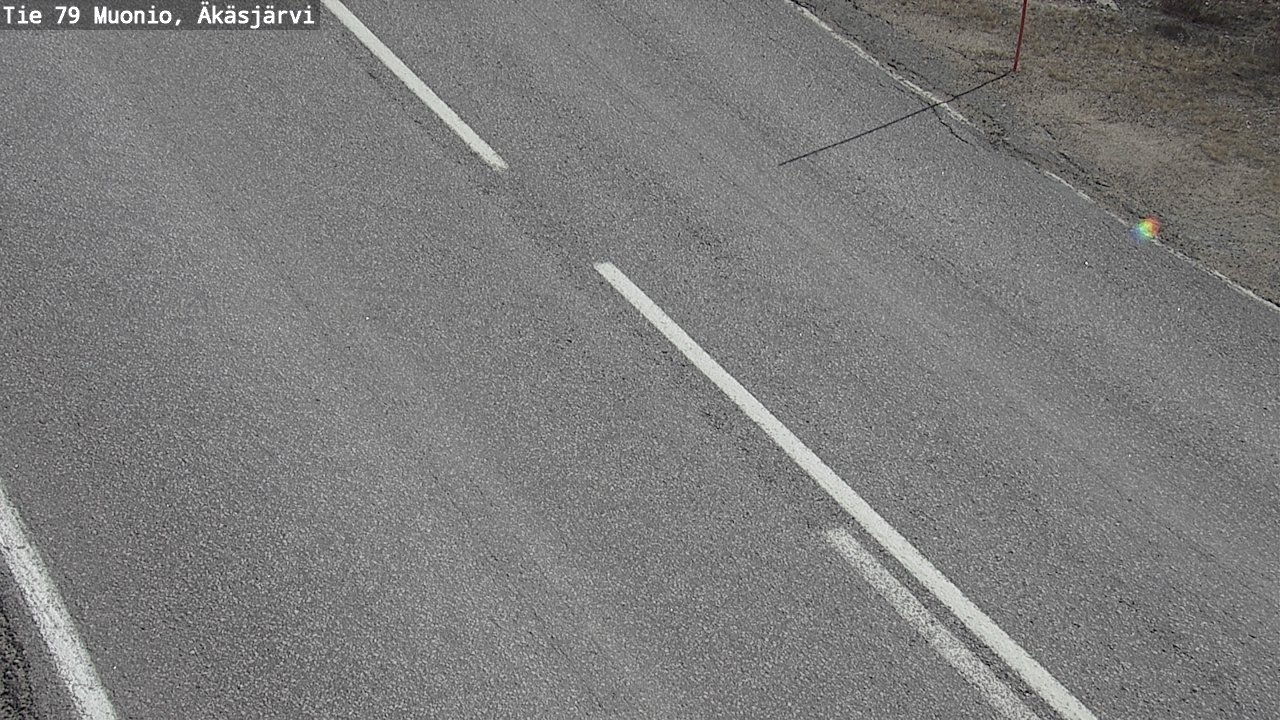 Weather Camera Image Väg 79 Muonio, Äkäsjärvi, Muonio, Lappi
