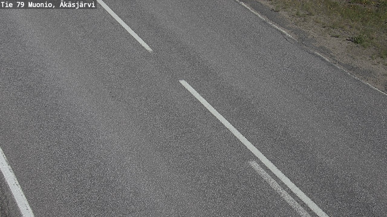 Weather Camera Image Road 79 Muonio, Äkäsjärvi, Muonio, Lappi