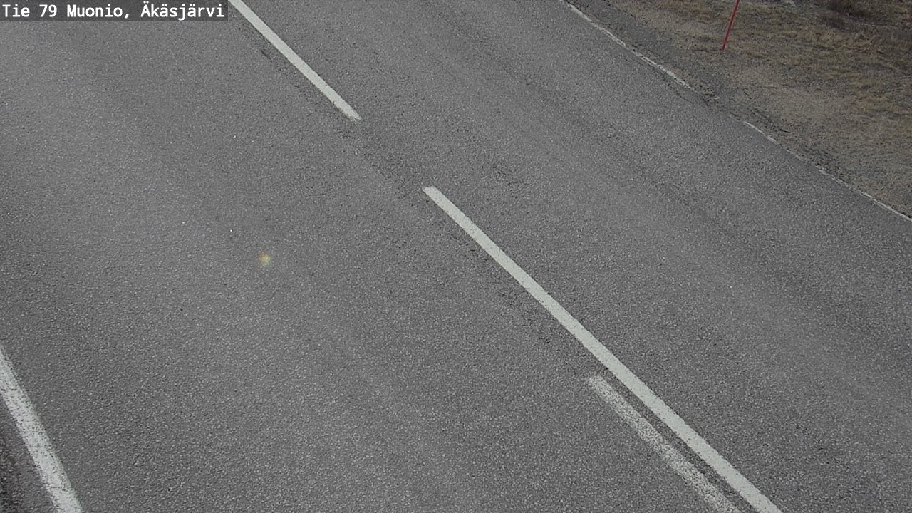 Weather Camera Image Väg 79 Muonio, Äkäsjärvi, Muonio, Lappi