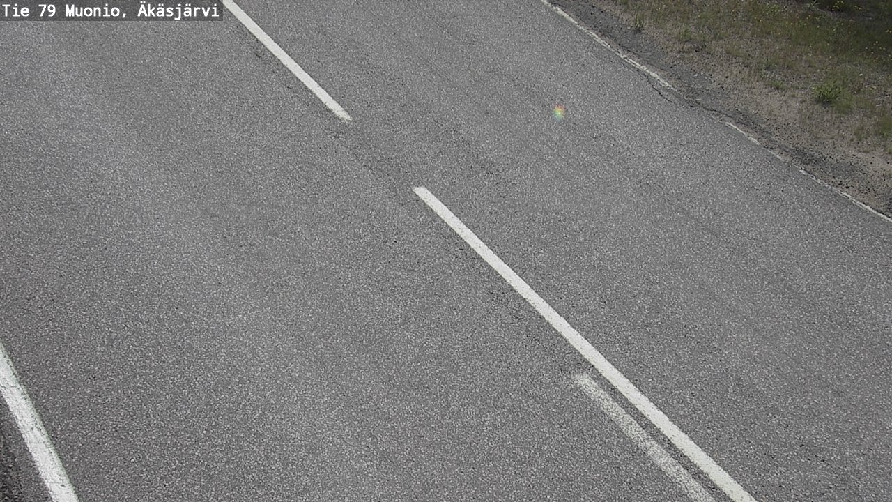 Weather Camera Image Road 79 Muonio, Äkäsjärvi, Muonio, Lappi