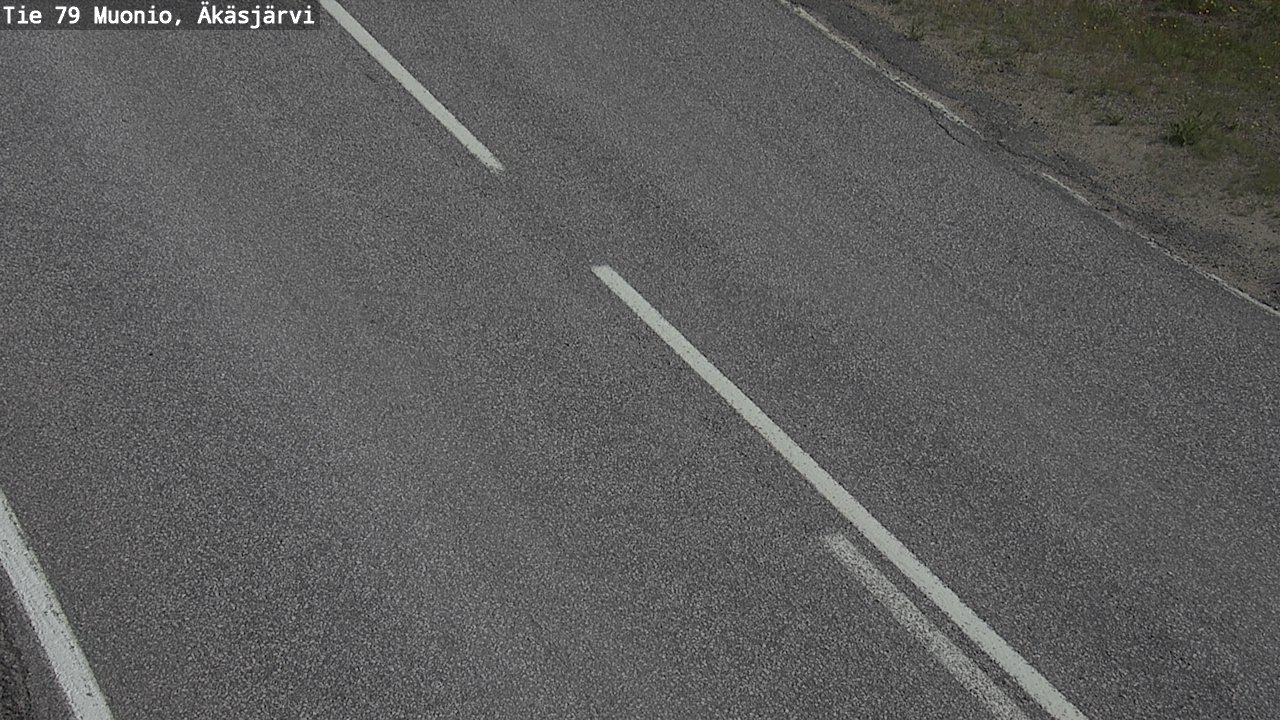 Weather Camera Image Road 79 Muonio, Äkäsjärvi, Muonio, Lappi