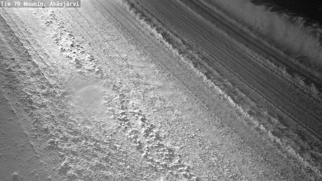 Weather Camera Image Väg 79 Muonio, Äkäsjärvi, Muonio, Lappi