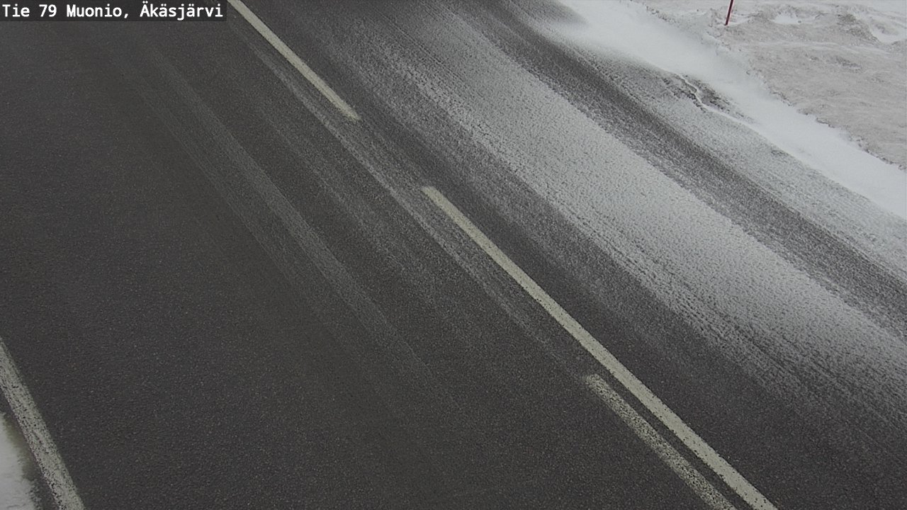 Weather Camera Image Väg 79 Muonio, Äkäsjärvi, Muonio, Lappi