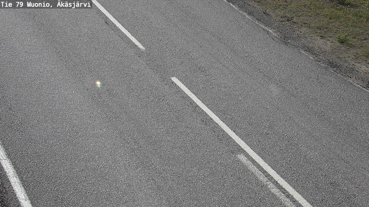 Weather Camera Image Road 79 Muonio, Äkäsjärvi, Muonio, Lappi