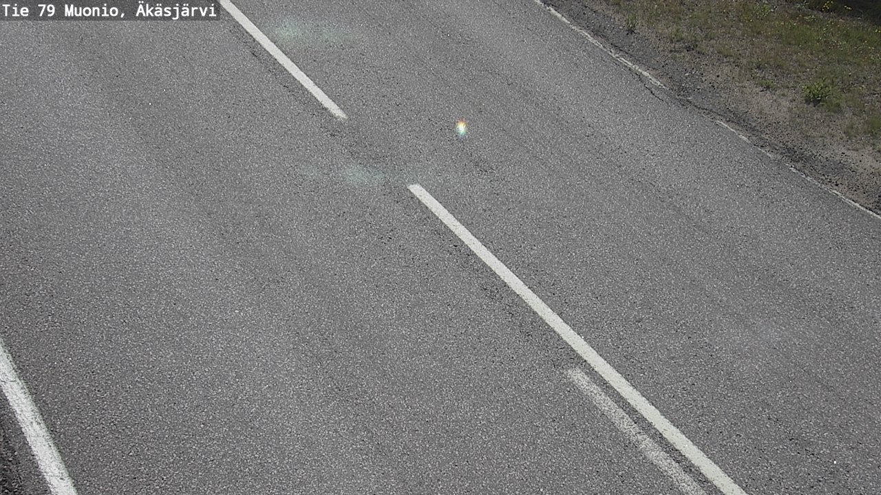 Weather Camera Image Road 79 Muonio, Äkäsjärvi, Muonio, Lappi