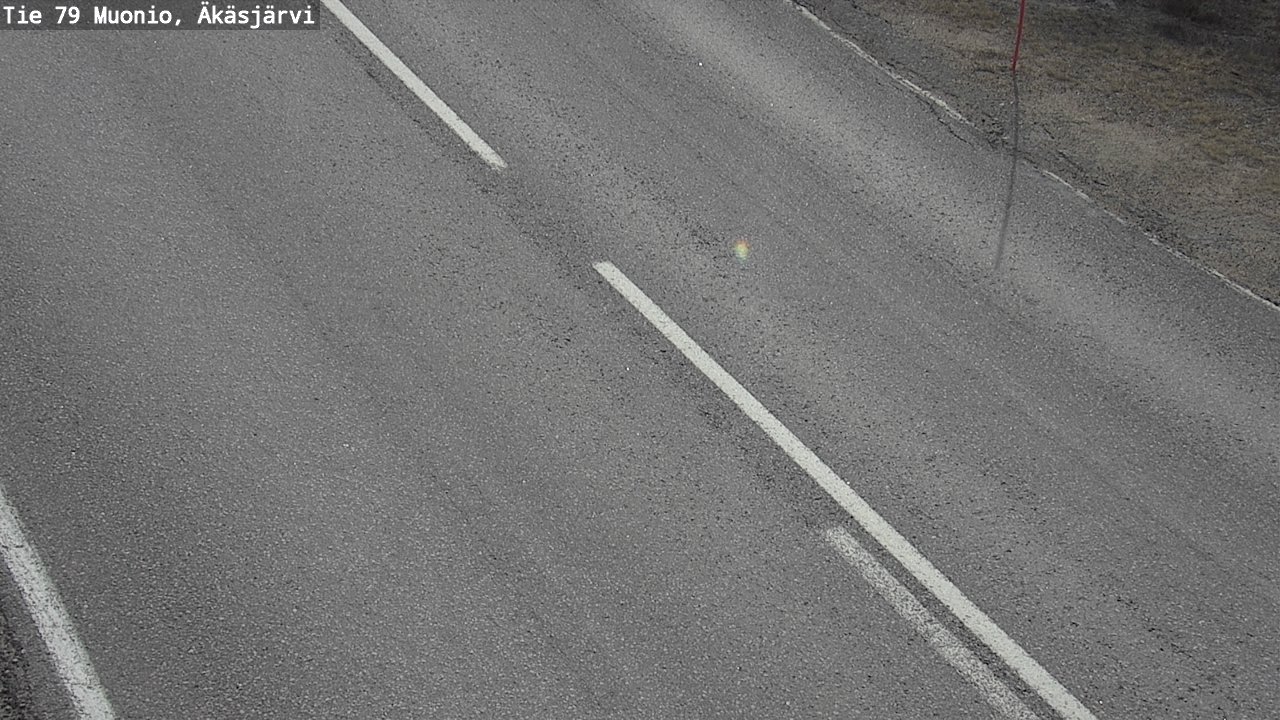 Weather Camera Image Väg 79 Muonio, Äkäsjärvi, Muonio, Lappi