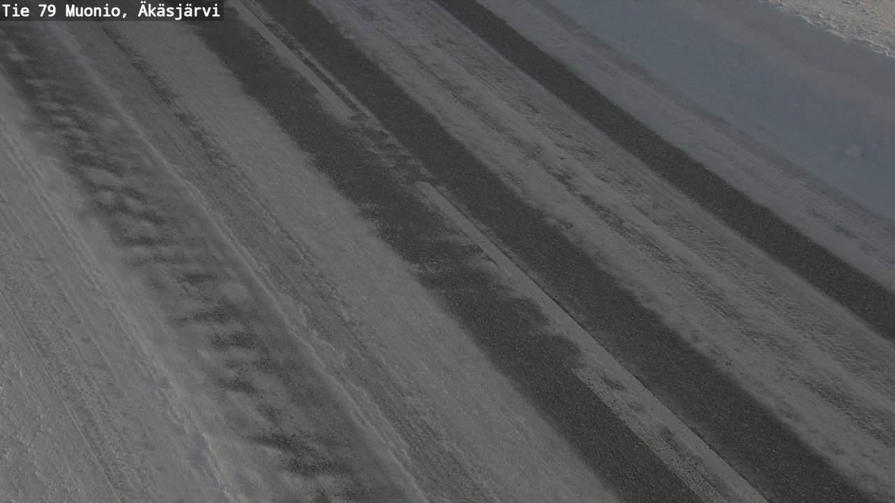 Weather Camera Image Road 79 Muonio, Äkäsjärvi, Muonio, Lappi