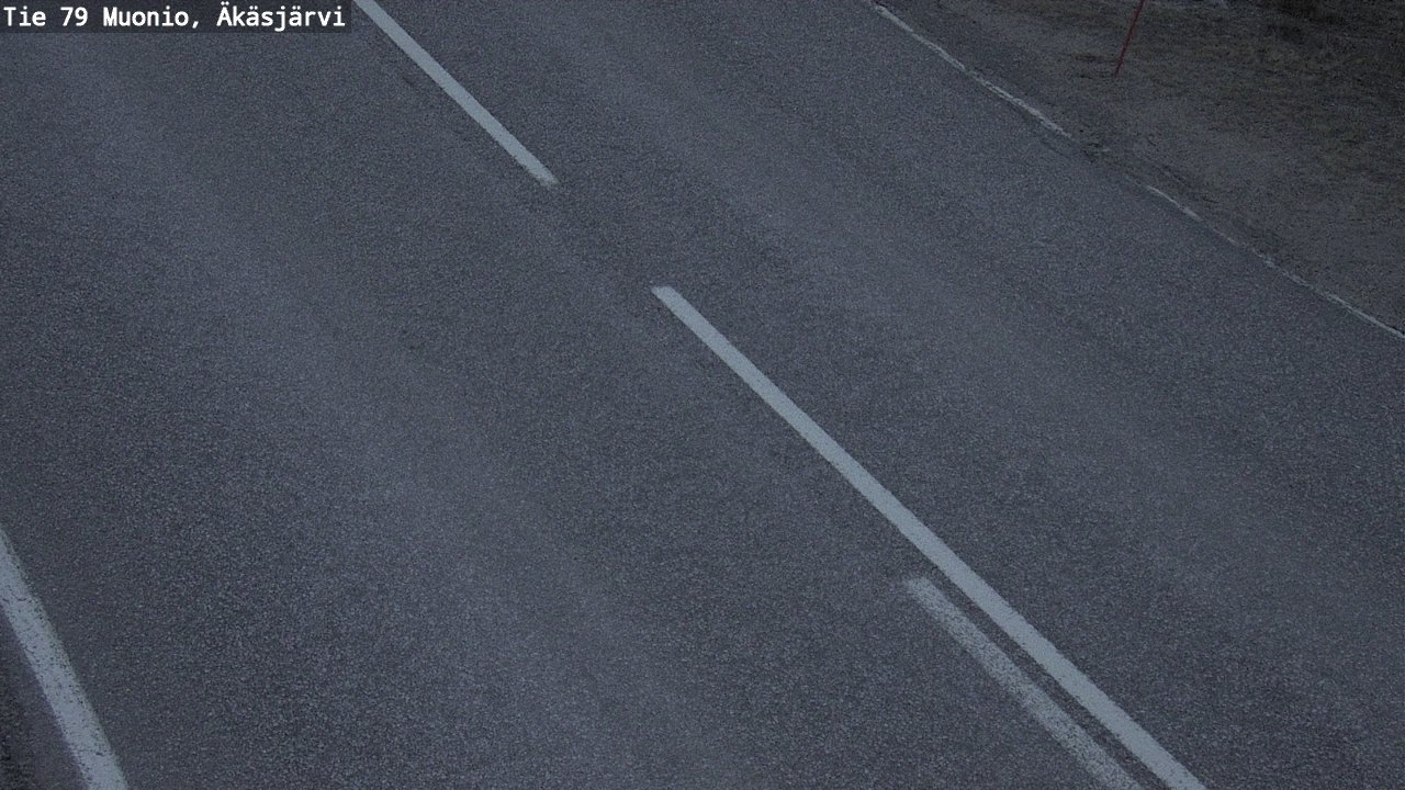 Weather Camera Image Road 79 Muonio, Äkäsjärvi, Muonio, Lappi