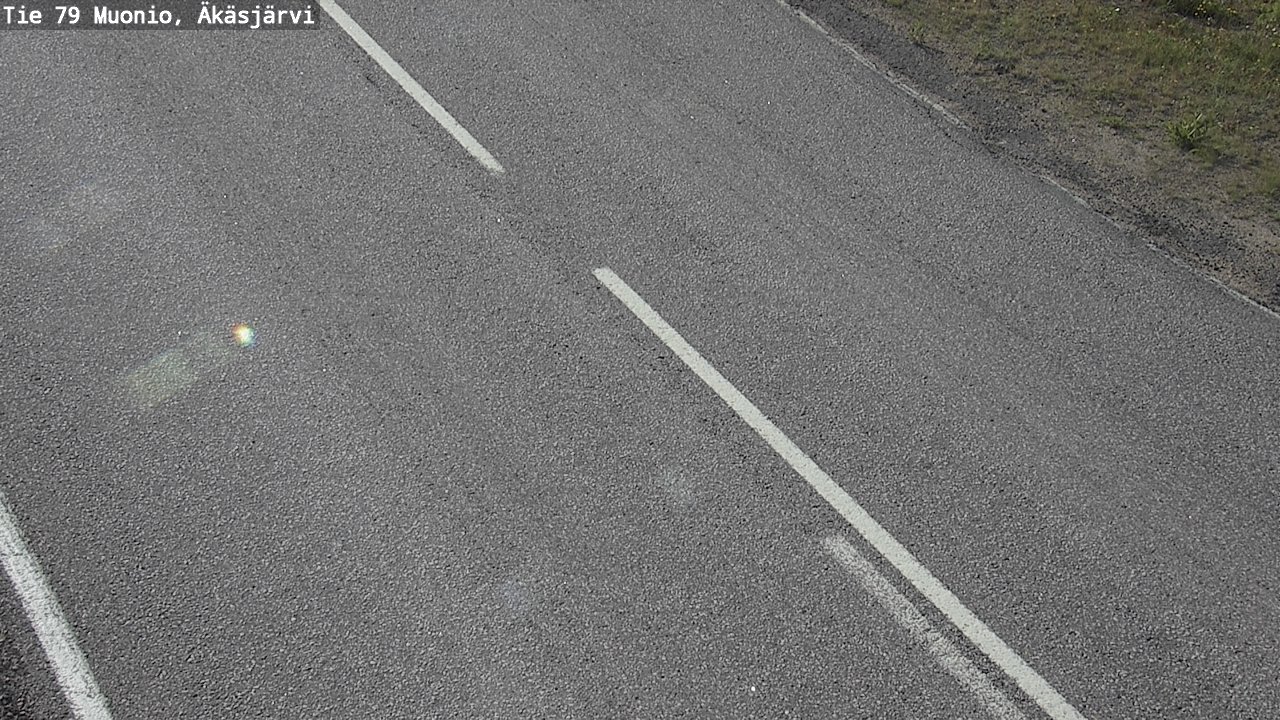 Weather Camera Image Road 79 Muonio, Äkäsjärvi, Muonio, Lappi