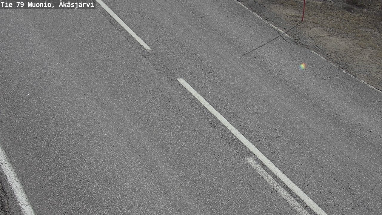 Weather Camera Image Väg 79 Muonio, Äkäsjärvi, Muonio, Lappi