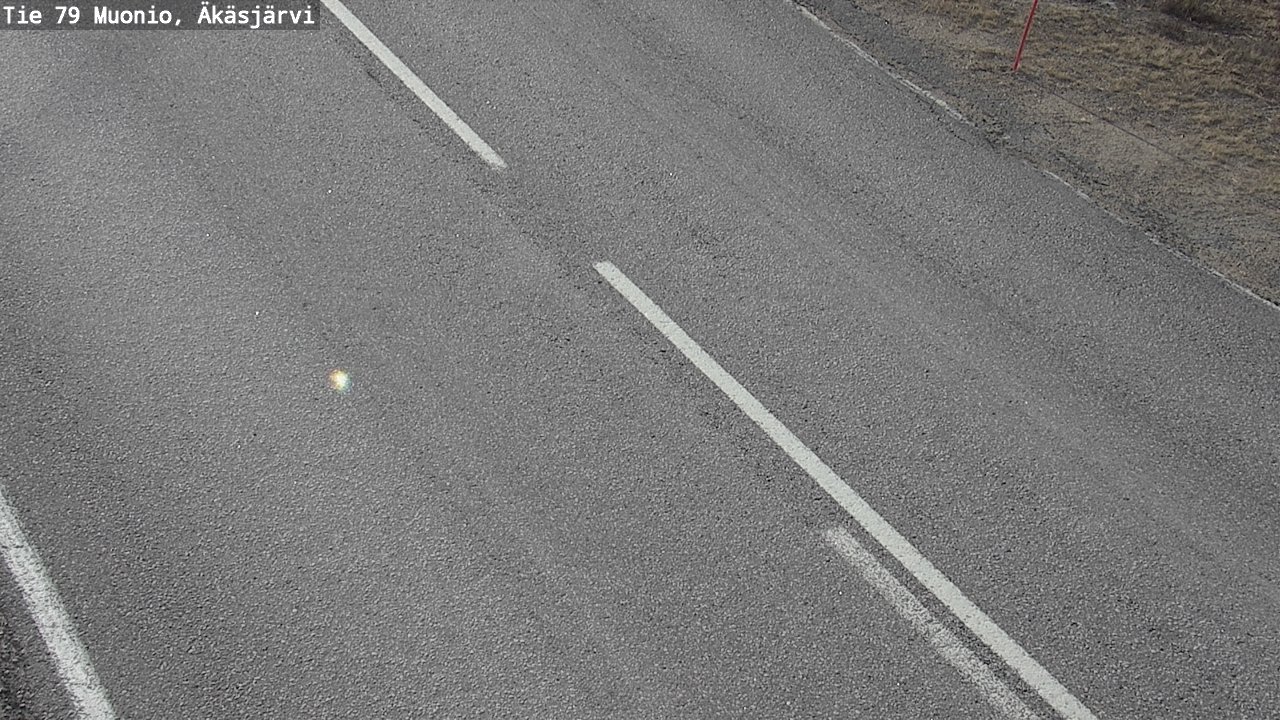 Weather Camera Image Väg 79 Muonio, Äkäsjärvi, Muonio, Lappi