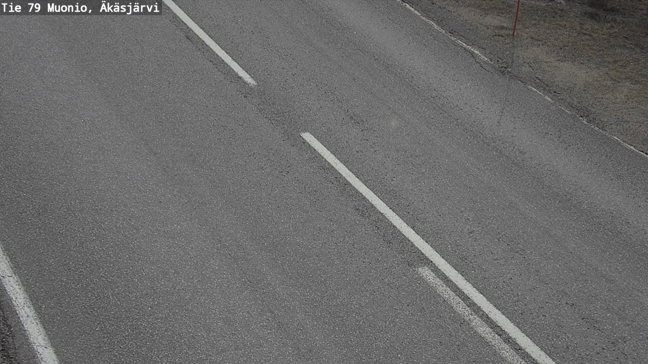 Weather Camera Image Väg 79 Muonio, Äkäsjärvi, Muonio, Lappi