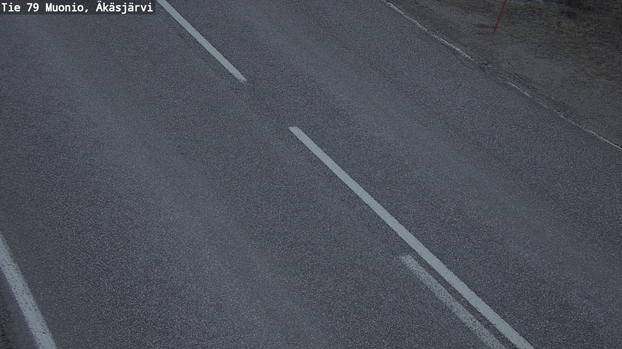 Weather Camera Image Road 79 Muonio, Äkäsjärvi, Muonio, Lappi