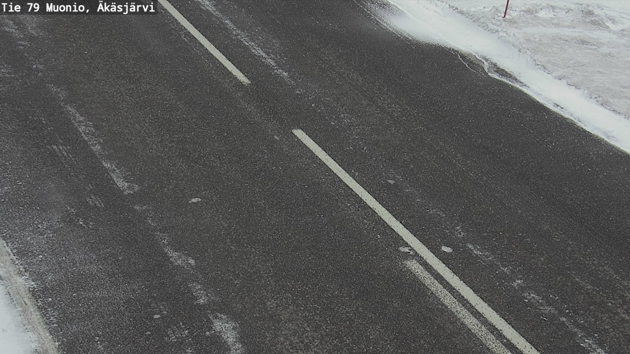 Weather Camera Image Road 79 Muonio, Äkäsjärvi, Muonio, Lappi