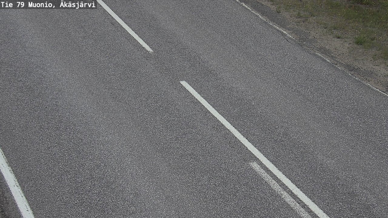 Weather Camera Image Road 79 Muonio, Äkäsjärvi, Muonio, Lappi