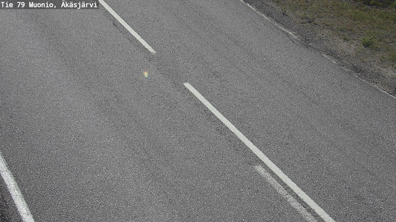 Weather Camera Image Road 79 Muonio, Äkäsjärvi, Muonio, Lappi