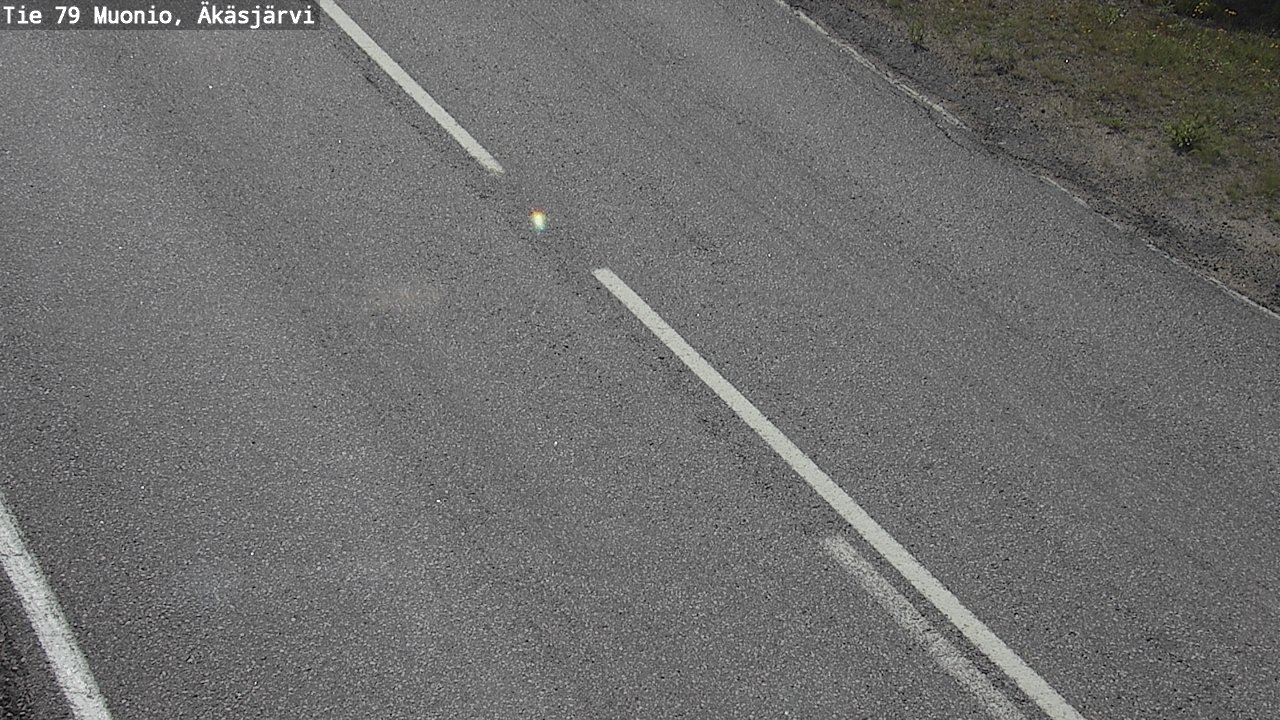 Weather Camera Image Road 79 Muonio, Äkäsjärvi, Muonio, Lappi