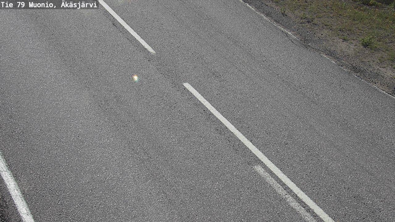 Weather Camera Image Road 79 Muonio, Äkäsjärvi, Muonio, Lappi