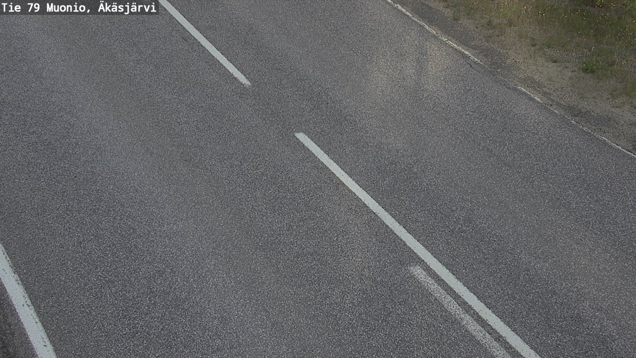 Weather Camera Image Road 79 Muonio, Äkäsjärvi, Muonio, Lappi