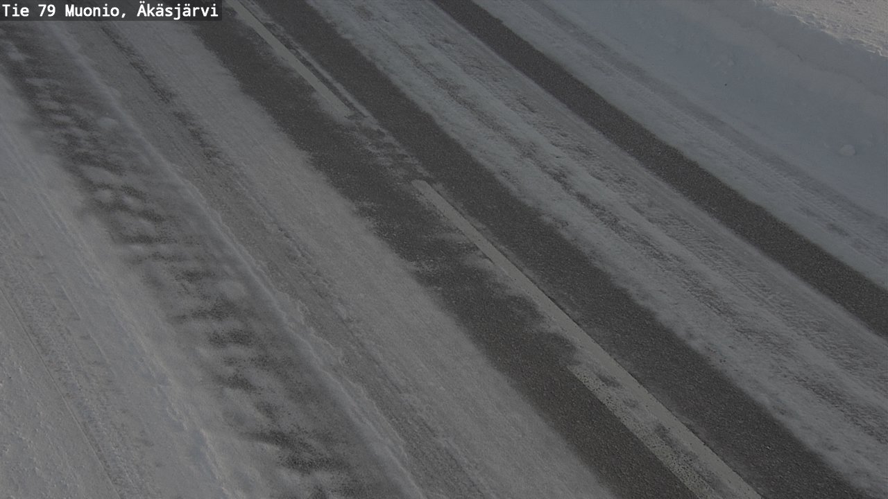 Weather Camera Image Road 79 Muonio, Äkäsjärvi, Muonio, Lappi