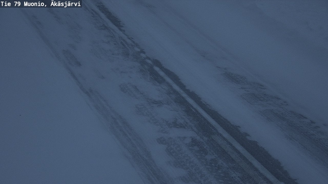 Weather Camera Image Väg 79 Muonio, Äkäsjärvi, Muonio, Lappi
