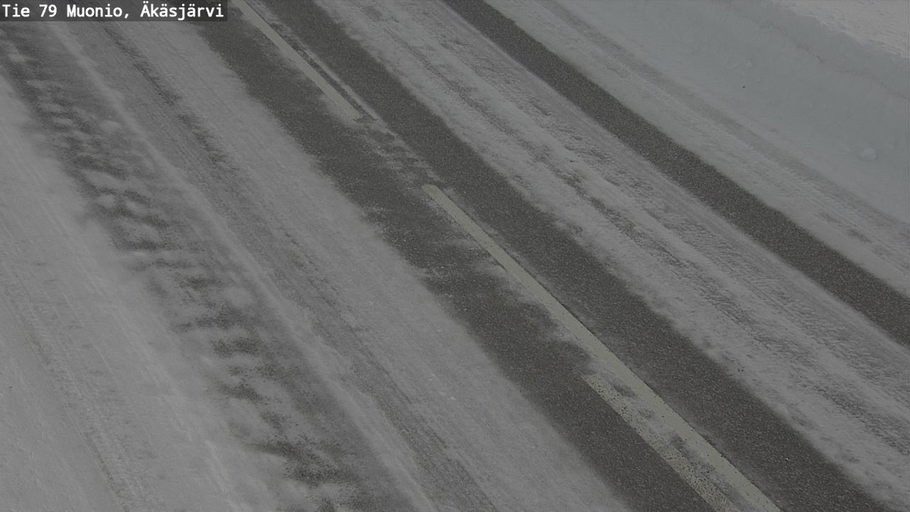 Weather Camera Image Road 79 Muonio, Äkäsjärvi, Muonio, Lappi