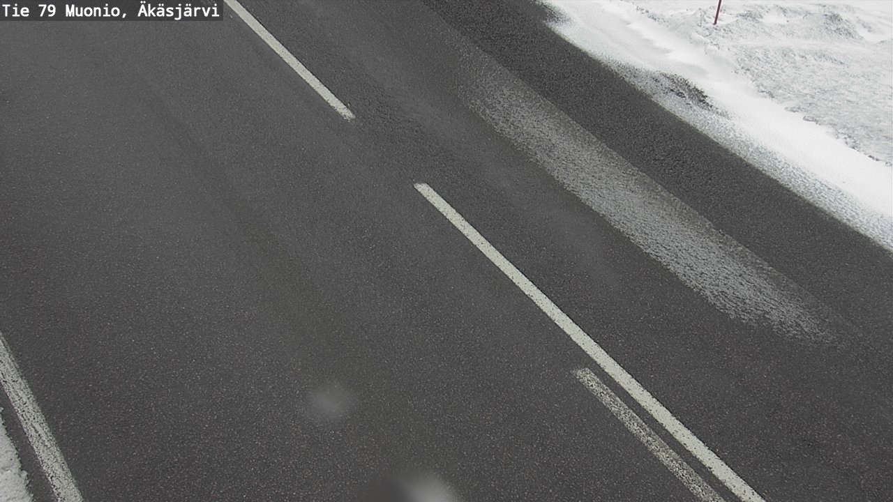 Weather Camera Image Väg 79 Muonio, Äkäsjärvi, Muonio, Lappi