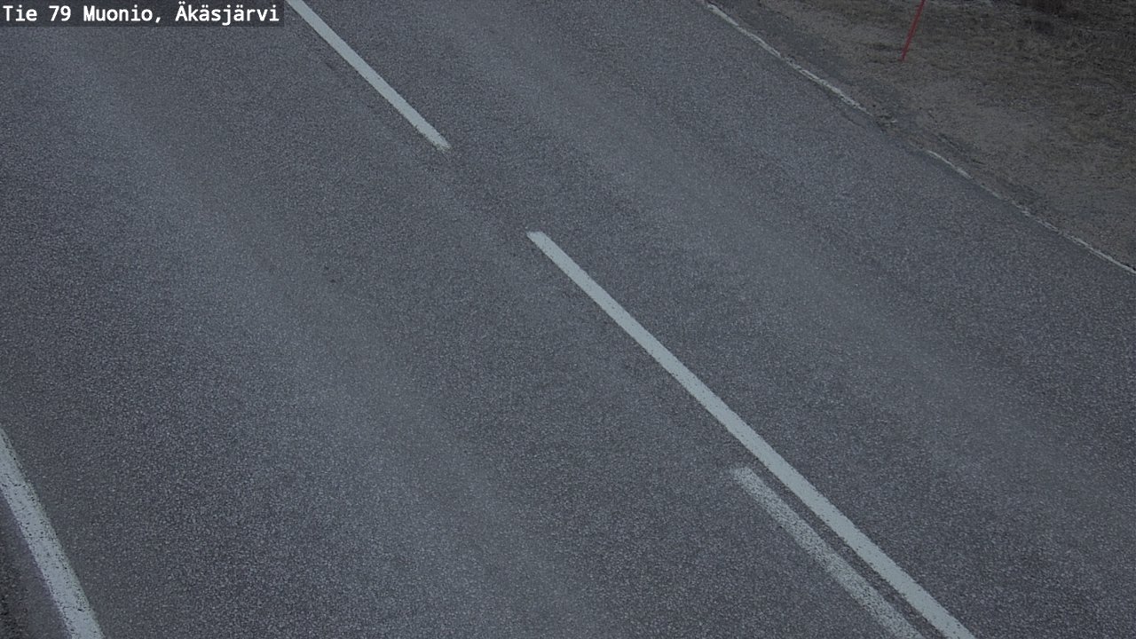 Weather Camera Image Road 79 Muonio, Äkäsjärvi, Muonio, Lappi