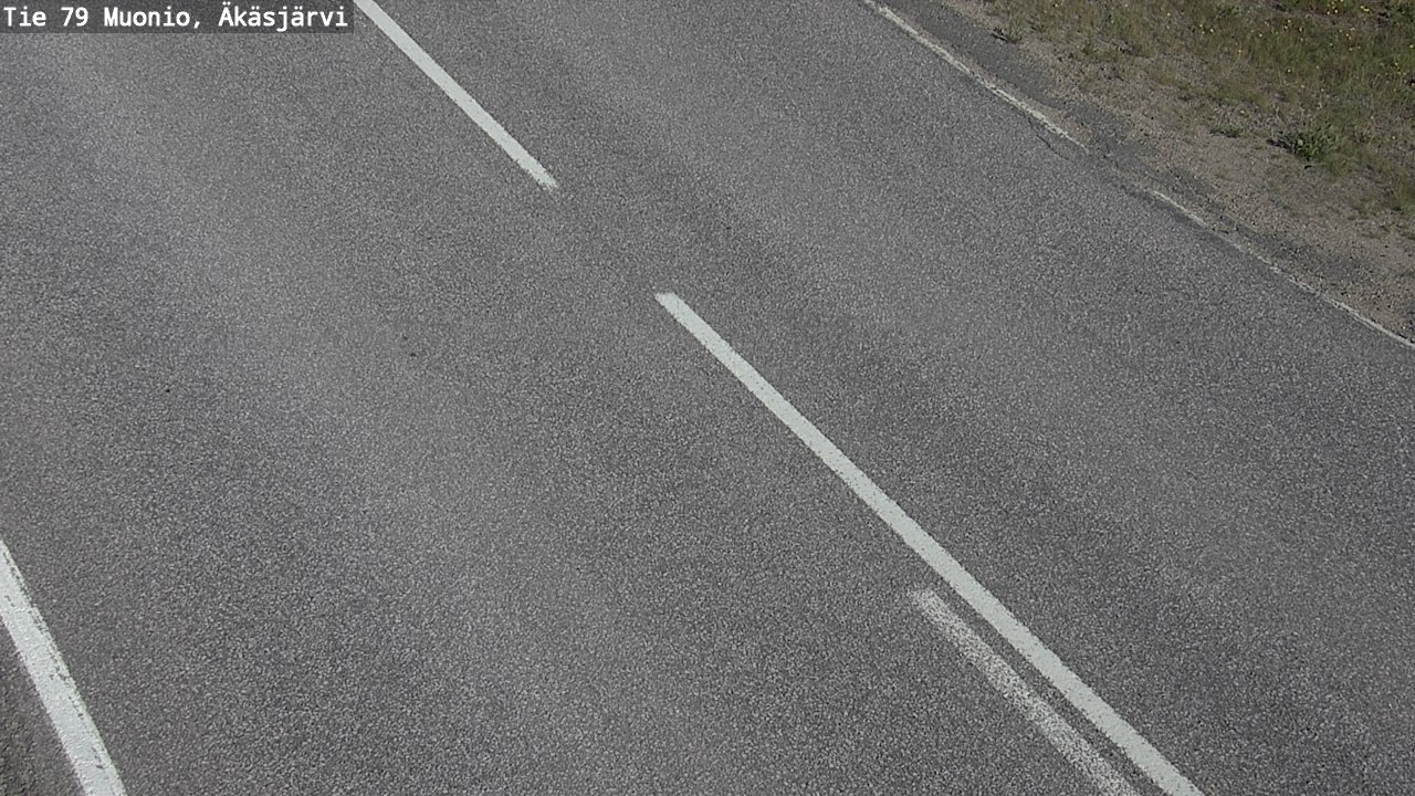 Weather Camera Image Road 79 Muonio, Äkäsjärvi, Muonio, Lappi
