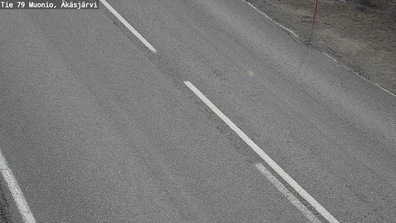 Weather Camera Image Väg 79 Muonio, Äkäsjärvi, Muonio, Lappi