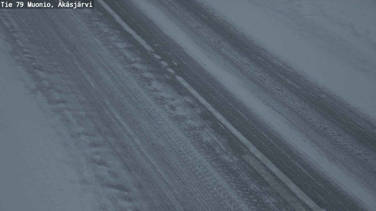 Weather Camera Image Väg 79 Muonio, Äkäsjärvi, Muonio, Lappi