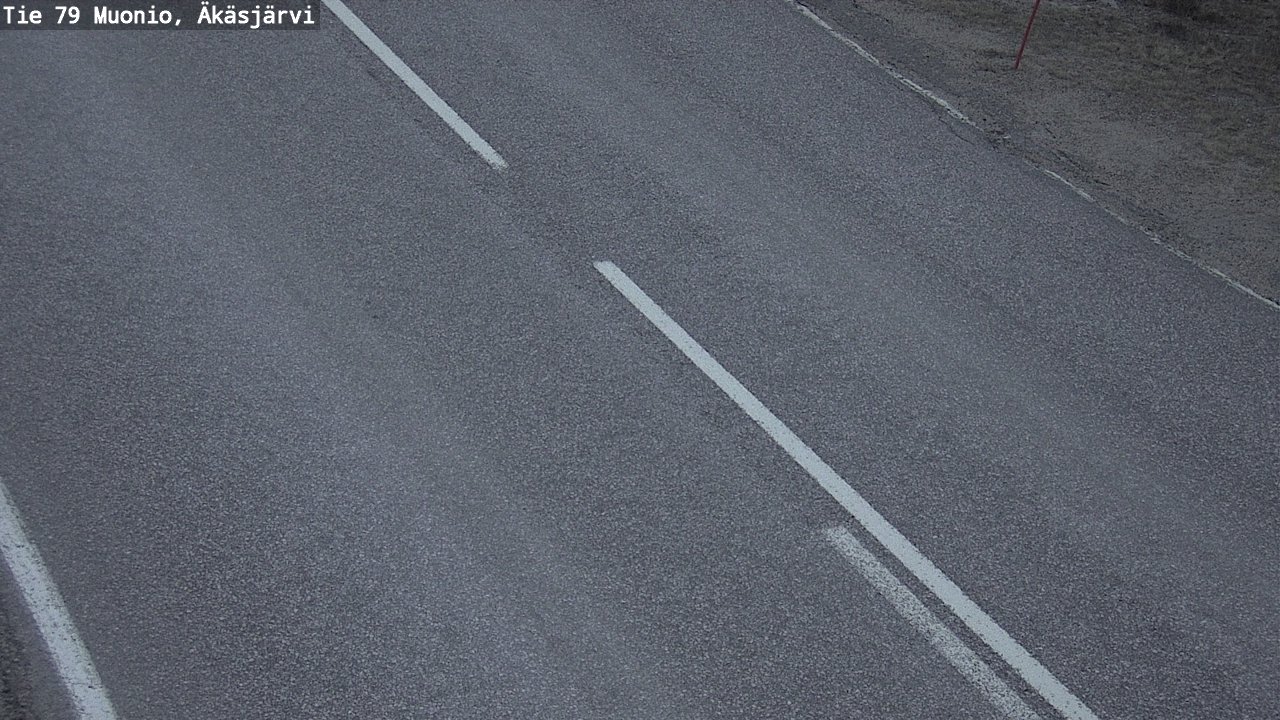 Weather Camera Image Road 79 Muonio, Äkäsjärvi, Muonio, Lappi