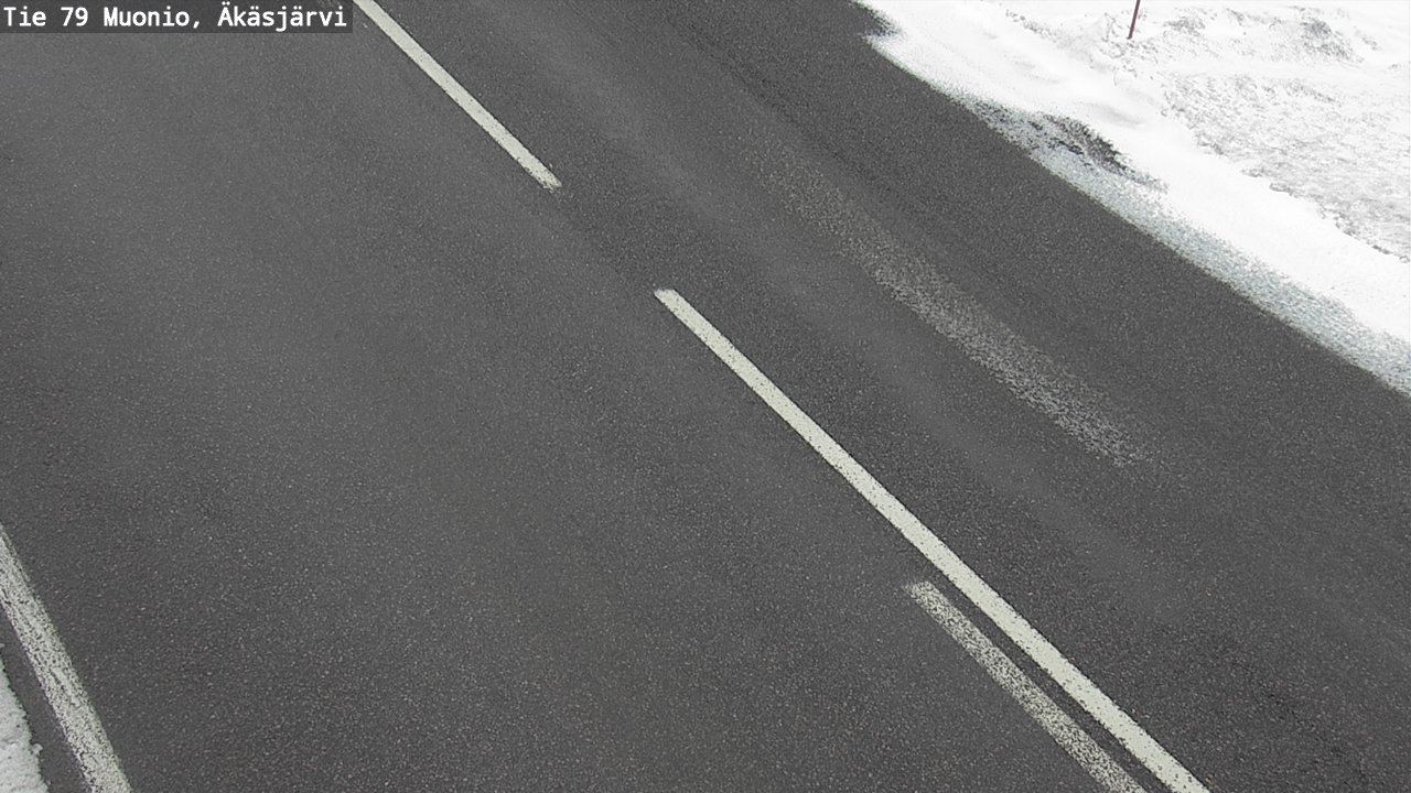 Weather Camera Image Väg 79 Muonio, Äkäsjärvi, Muonio, Lappi