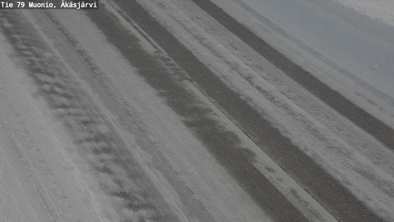 Weather Camera Image Road 79 Muonio, Äkäsjärvi, Muonio, Lappi