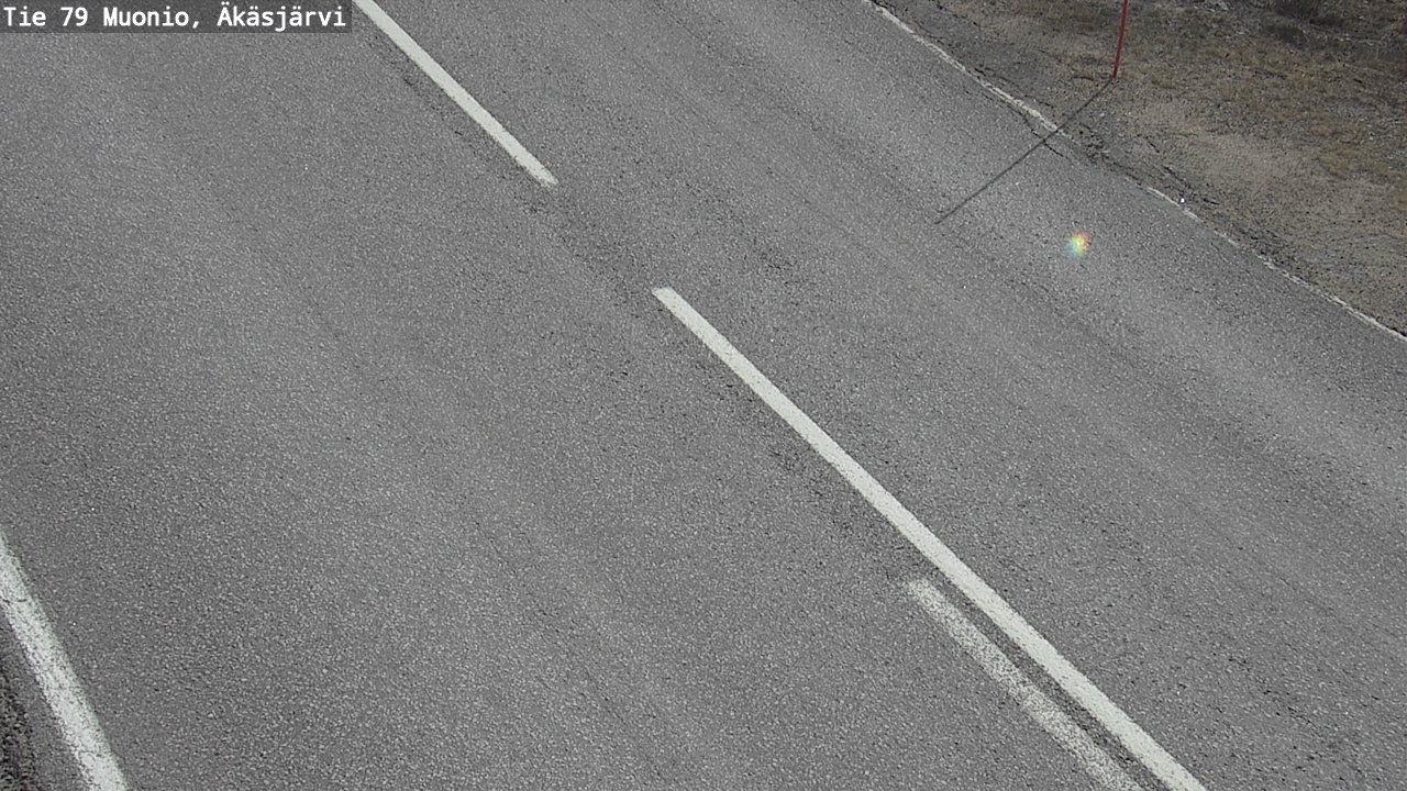 Weather Camera Image Väg 79 Muonio, Äkäsjärvi, Muonio, Lappi