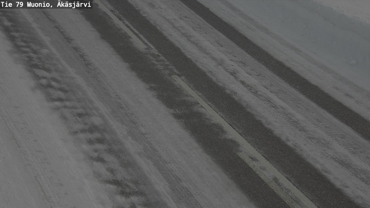 Weather Camera Image Road 79 Muonio, Äkäsjärvi, Muonio, Lappi